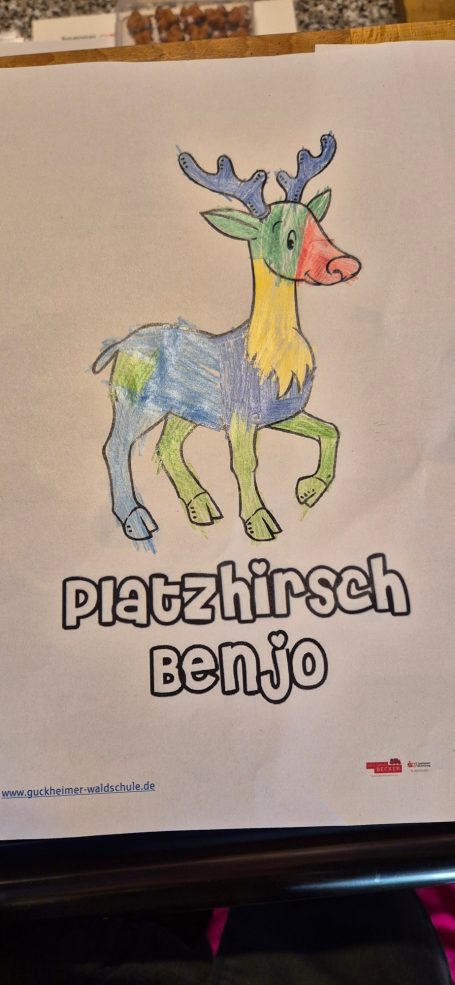 Ausmalbild Platzhirsch